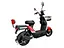 Електроскутер Двомісний Corso Swift SW (500W/60V/20Ah) Бежево-Червоний - мініатюра 9