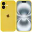 Чохол Epik Silicone Case Full Camera Protective AA для Apple iPhone 16, 6.1 Жовтий/Yellow - мініатюра 3