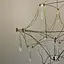 Дизайнерська невагома золота люстра d60 см | Арт. MJ 158-600 Titanium | Line F - мініатюра 2