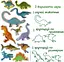 Набор магнитов Magdum "Большие Динозавры" ML4031-06 EN - миниатюра 3