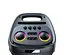 Портативна колонка ZXX-5509 з мікрофоном караоке RGB підсвічування пульт TWS/FM/USB Чорний - мініатюра 2