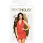Міні-сукня з відкритою спиною та стрінгами Penthouse Earth-Shaker Red S/M - мініатюра 1