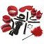 Набор БДСМ Art of Sex - Soft Touch BDSM Set, 9 предметов, Червоний - миниатюра 2