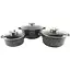 Набор котлов 3 предмета Zauberg круглые 2.3л, 3.2л, 4.5л (0320/22/24-BL) - миниатюра 1