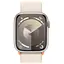 Apple Watch Series 9 GPS 45mm Starlight Aluminium with Starlight Sport Loop MR983 - мініатюра 2