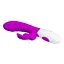 Вібратор-кролик Pretty Love Naughty Bunny, 19.8 см (фуксія) - мініатюра 7