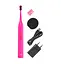 Звуковая гидроактивная зубная щетка Black Whitening II Shocking Pink (розовая) Megasmile - миниатюра 3