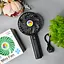Дитячий портативний USB-вентилятор Mini Fan на акумуляторі чорний (2628-1) - мініатюра 2