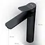 Смеситель для умывальника Am.Pm X-Joy высокий black F85A92022 Черный матовый - миниатюра 9