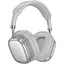 Накладні навушники Hoco W52 Wonderful, BT headphones, BT5.4, AUX, TF, 400mAh, 46h, silver - мініатюра 1