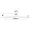 Верхній душ Paffoni Syncro King Quadro 300x300xh8 мм з тримачем 400 мм chrome ZSOF078CR + ZSOF063CR, Хром - мініатюра 5