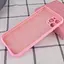 Чохол Epik Silicone Case Full Camera Protective AA NO LOGO для Apple iPhone 12 Pro 6.1 Рожевий/Light pink - мініатюра 2