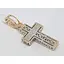 Золотой крестик Tango с фианитом. 270074 - миниатюра 3