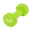 Гантель вінілова PowerPlay 1,5 кг. PP_4103 Зелена 1 шт (PP_4103_1,5kg) - мініатюра 1