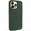 Чохол Epik Silicone Case Full Protective AA V2 with MagSafe для Apple iPhone 15 Pro 6.1 Зелений/Cyprus Green - мініатюра 1