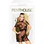 Комплект плаття з баскою, прикрасою та стрінгами Penthouse Poison Cookie Black L/XL - мініатюра 1
