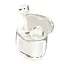 Беспроводные TWS наушники Hoco EW52 вкладыши milky white - миниатюра 2