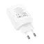 Адаптер сетевой HOCO Start three-port charger N33 35W зарядный блок белый - миниатюра 4