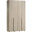 Шафа для одягу Ліра 140 4-х дверна Orange-Line 1382х500х2400 Дуб сонома - мініатюра 1