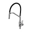 Змішувач для кухні гнучкий вилив нержавіюча сталь Gappo G4098-15 Нержавіюча сталь - мініатюра 1