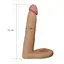 Насадка на пенис с эрекционным кольцом Lovetoy The Ultra Soft Double 15.6 см телесный - миниатюра 6