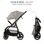 Прогулянкова коляска Kinderkraft Trig 3 Stone Beige (KSTRIG03BEG0000) - мініатюра 2