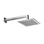 Верхній душ Paffoni Syncro Quadro 200x200xh8 мм з тримачем 400 мм chrome ZSOF075CR + ZSOF063CR, Хром - мініатюра 1