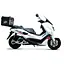 Електроскутер Двомісний Corso Brilliant (2000W, 72V/32Ah) Білий - мініатюра 2