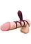 Насадка на пенис Toy Joy Happiness Halo Halo C-Ring Sleeve 6.2 см фиолетовый - миниатюра 3