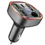 АЗП з FM-модулятором BOROFONE BC48 Broad QC3.0 car BT FM transmitter 18W Black - мініатюра 1
