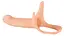 Полый страпон You2Toys Orion Silicone Sleeve Large 26 см телесный - миниатюра 5