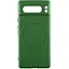 Чохол Silicone Cover Lakshmi Full Camera (AA) with MagFit для Google Pixel 8 Pro Зелений / Dark green - мініатюра 1