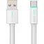 Кабель Usams SJ732 USB-A to USB-C 18W 1m White (SJ732USB02) [138975] - мініатюра 1