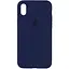 Чохол Epik Silicone Case Full Protective AA для Apple iPhone XS Max 6.5 Синій/Deep navy - мініатюра 1