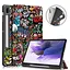 Чохол  SlimTPU Spen holder Samsung Galaxy Tab S10+ Plus / S9 Fe + / S9 Plus Графіті - мініатюра 1