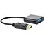 Адаптер Cablexpert DisplayPort - VGA 0.15м black (A-DPM-VGAF-02) - мініатюра 1