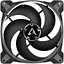 Кулер до корпусу ARCTIC BioniX P120 PWM PST, сірий/чорний - мініатюра 1