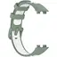 Ремешок DK CDK для Huawei Band 10 Silicone Sport Band Nike (016452) (light green / white) - миниатюра 2