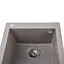 Гранітна мийка Globus Lux Lama мокко 410x500 мм, Сірий - мініатюра 5