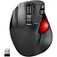 Миша для трекболу для лівої руки ELECOM EX-G, бездротова USB 2,4 ГГц, ергономічна, управління великим пальцем, роликовий м'яч - мініатюра 1