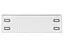 Радиатор стальной Kroner с нижним подключением 22 тип 300х1100 мм (CV034459) - миниатюра 2