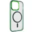 Чохол Epik TPU Iris with MagSafe для Apple iPhone 13 Pro 6.1 Зелений - мініатюра 2