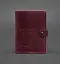 Кожаная обложка-портмоне для военного билета 15.0 бордовая Crazy Horse - миниатюра 1