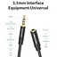 Кабель Vention Audio 3.5 mm M - 3.5 mm F, 5 m, Black (VAB-B06-B500-M) - миниатюра 6