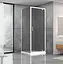 Душевая кабина Dusel A-516 100x100x190 тонированная 551612, Хром, Универсальная, тонированная, хром, 100x100 - миниатюра 1