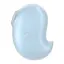 Вакуумний стимулятор клітора з вібрацією Satisfyer Cutie Ghost блакитний - мініатюра 3