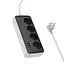Мережевий удлинитель HOCO AC22 Sunlight 4-bit(PD30W1C3A) desktop socket(EUGER) (1.5m) Black - миниатюра 2