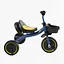 Детский трехколесный велосипед Best Trike BS-45602 со светом и музыкой синий - миниатюра 3