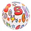 Дитячий м'яч "Цифри" MS 3733(White) 9 дюймів - мініатюра 1