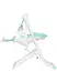 Стул-качели Carrello Triumph CRL-10302 Mint Green с сенсорной панелью - миниатюра 7